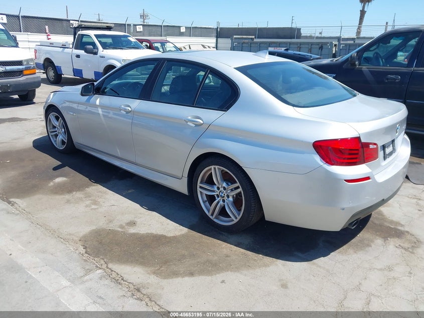 2013 BMW 5er VIN WBAFR7C59DC817288 IAAI salvage auction — NORMAL WEAR, Clear - Dealer Only (California), sold $1,550 on 2026-07-29 (photo 3)