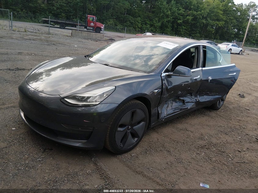 2019 Tesla Model 3 VIN 5YJ3E1EA7KF313590 IAAI salvage auction — LEFT & RIGHT, Salvage Title, sold $5,975 on 2026-08-29 (photo 2)