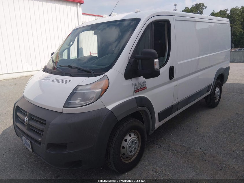 2018 Ram Promaster 1500 VIN 3C6TRVAG3JE143200 IAAI salvage auction — NORMAL WEAR, SF97 (Maryland), sold $10,100 on 2026-09-08 (photo 2)
