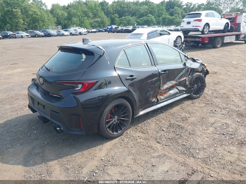 2024 Toyota Corolla VIN JTNABAAE4RA010466 IAAI salvage auction — LEFT & RIGHT, Salvage Title, sold $3,850 on 2026-07-22 (photo 4)