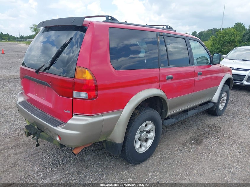 1998 Mitsubishi Montero VIN JA4LS31PXWP031044 IAAI salvage auction — NORMAL WEAR, Clear (Alabama), sold $125 on 2026-07-29 (photo 4)