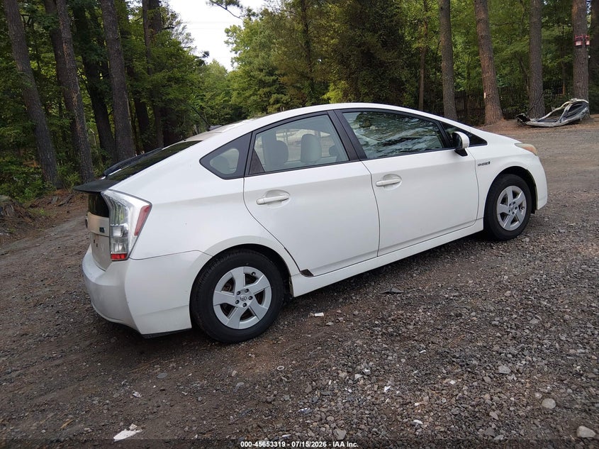 2010 Toyota Prius VIN JTDKN3DU1A0128676 IAAI salvage auction — LEFT SIDE, Clear (Virginia), sold $1,050 on 2026-07-21 (photo 4)