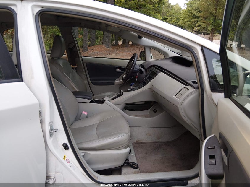 2010 Toyota Prius VIN JTDKN3DU1A0128676 IAAI salvage auction — LEFT SIDE, Clear (Virginia), sold $1,050 on 2026-07-21 (photo 5)