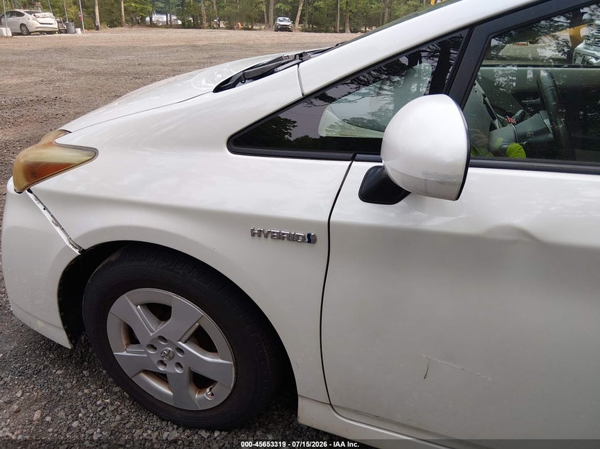 2010 Toyota Prius VIN JTDKN3DU1A0128676 IAAI salvage auction — LEFT SIDE, Clear (Virginia), sold $1,050 on 2026-07-21 (photo 6)