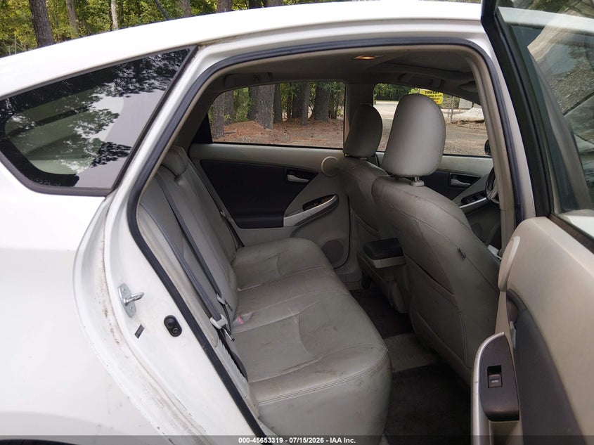 2010 Toyota Prius VIN JTDKN3DU1A0128676 IAAI salvage auction — LEFT SIDE, Clear (Virginia), sold $1,050 on 2026-07-21 (photo 8)