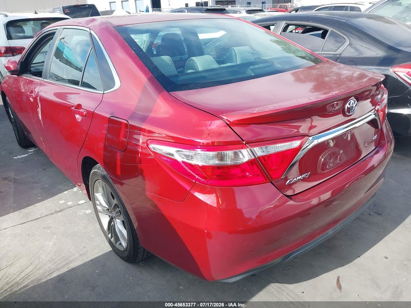 2016 Toyota Camry VIN 4T1BF1FKXGU588977 IAAI salvage auction — ROOF, Salvage Certificate (California), sold $3,800 on 2026-08-01 (photo 3)