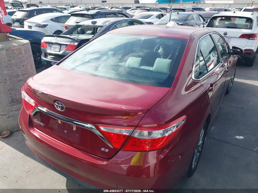 2016 Toyota Camry VIN 4T1BF1FKXGU588977 IAAI salvage auction — ROOF, Salvage Certificate (California), sold $3,800 on 2026-08-01 (photo 4)
