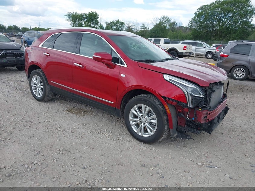 2022 Cadillac Xt5 VIN 1GYKNBR42NZ111187 IAAI salvage auction — FRONT END, Salvage (Wisconsin), sold $2,350 on 2026-07-25 (photo 1)