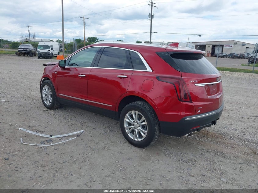 2022 Cadillac Xt5 VIN 1GYKNBR42NZ111187 IAAI salvage auction — FRONT END, Salvage (Wisconsin), sold $2,350 on 2026-07-25 (photo 3)