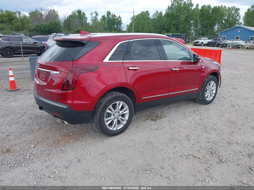 2022 Cadillac Xt5 VIN 1GYKNBR42NZ111187 IAAI salvage auction — FRONT END, Salvage (Wisconsin), sold $2,350 on 2026-07-25 (photo 4)
