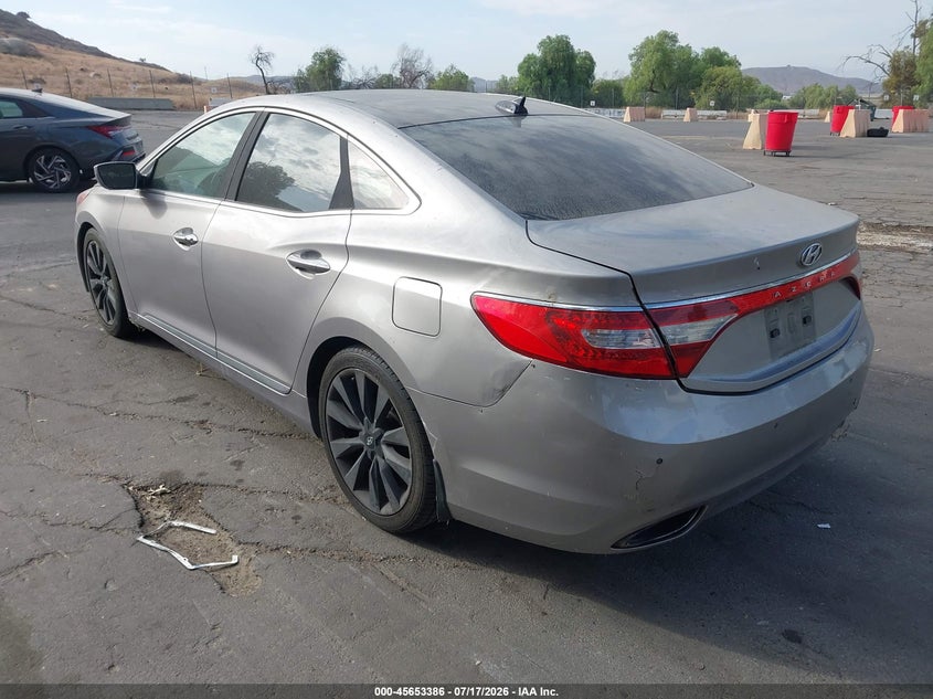 2013 Hyundai Azera VIN KMHFH4JGXDA230761 IAAI salvage auction — NORMAL WEAR, Clear - Dealer Only (California), sold $100 on 2026-07-28 (photo 3)