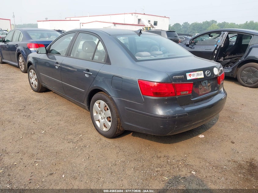 2009 Hyundai Sonata VIN 5NPET46C69H569943 IAAI salvage auction — NORMAL WEAR, Clear (Virginia), sold $25 on 2026-07-29 (photo 3)