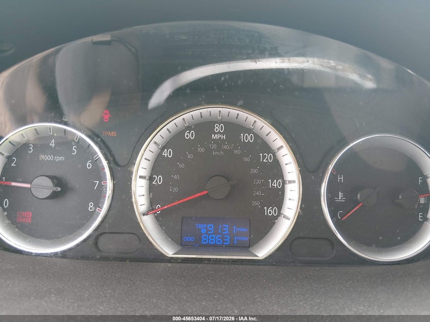 2009 Hyundai Sonata VIN 5NPET46C69H569943 IAAI salvage auction — NORMAL WEAR, Clear (Virginia), sold $25 on 2026-07-29 (photo 7)