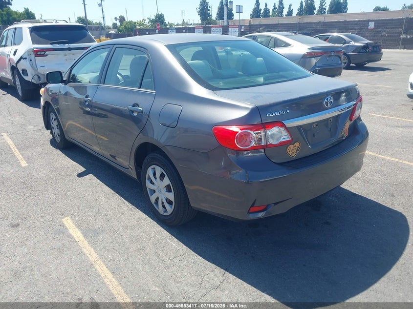 2011 Toyota Corolla VIN JTDBU4EE5B9160236 IAAI salvage auction — RIGHT FRONT, Salvage (California), sold $2,350 on 2026-08-03 (photo 3)