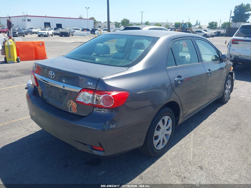 2011 Toyota Corolla VIN JTDBU4EE5B9160236 IAAI salvage auction — RIGHT FRONT, Salvage (California), sold $2,350 on 2026-08-03 (photo 4)