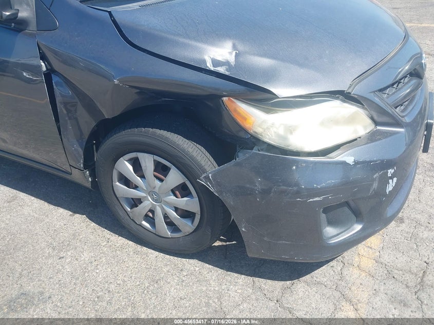 2011 Toyota Corolla VIN JTDBU4EE5B9160236 IAAI salvage auction — RIGHT FRONT, Salvage (California), sold $2,350 on 2026-08-03 (photo 6)