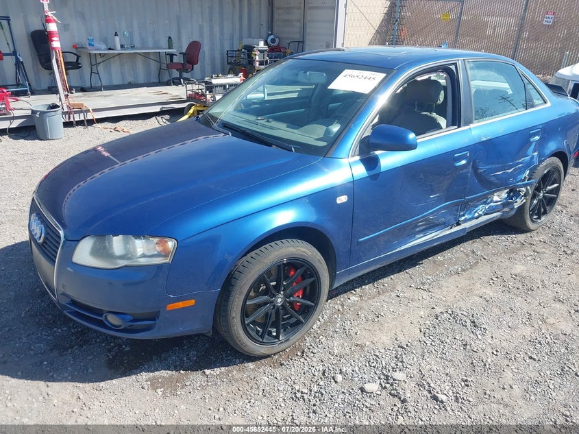 2007 Audi A4 VIN WAUDF78E37A161579 IAAI salvage auction — SIDE, Salvage (Nevada), sold $200 on 2026-08-06 (photo 2)