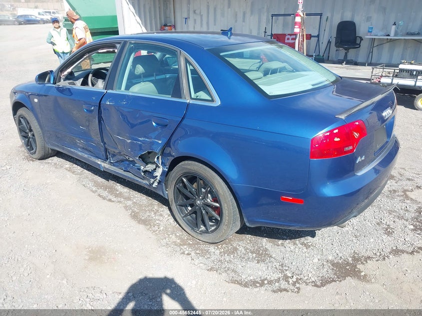 2007 Audi A4 VIN WAUDF78E37A161579 IAAI salvage auction — SIDE, Salvage (Nevada), sold $200 on 2026-08-06 (photo 3)