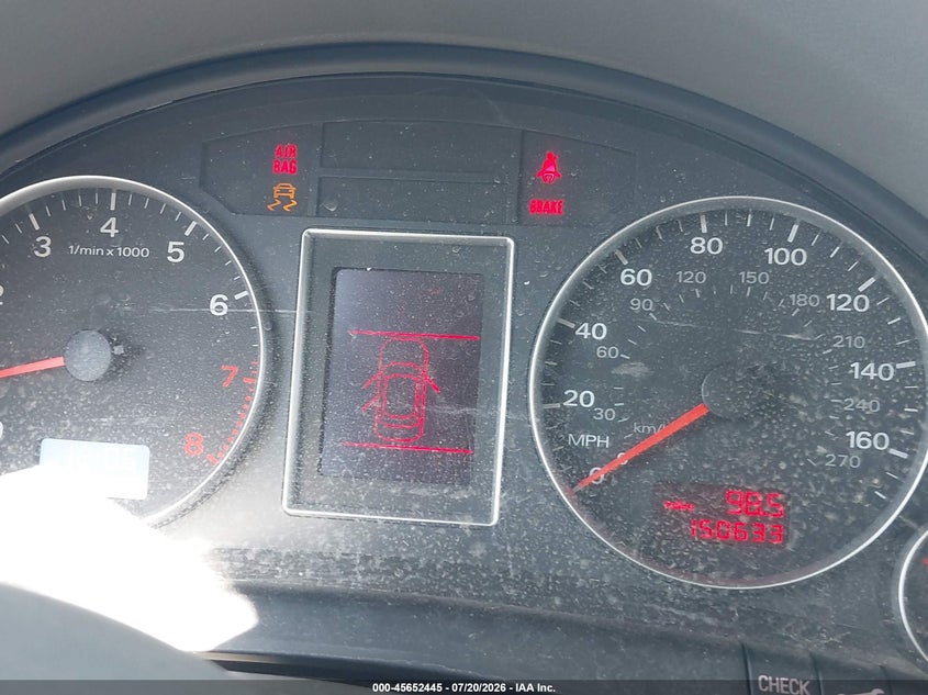 2007 Audi A4 VIN WAUDF78E37A161579 IAAI salvage auction — SIDE, Salvage (Nevada), sold $200 on 2026-08-06 (photo 7)