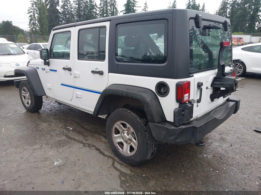 2015 Jeep Wrangler unlimited VIN 1C4BJWKG4FL630145 IAAI salvage auction — SIDE, Clear (Washington), sold $3,800 on 2026-07-22 (photo 3)