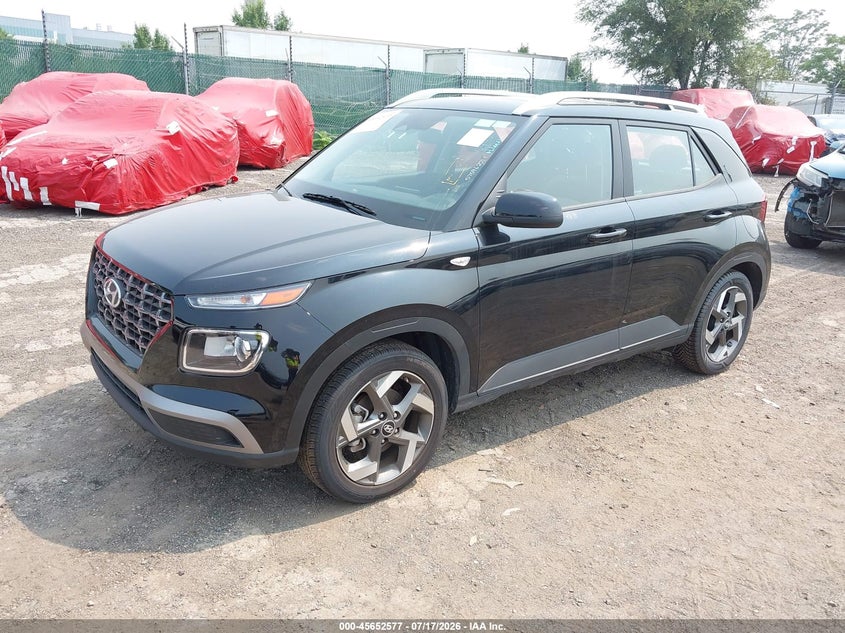 2025 Hyundai Venue VIN KMHRC8A35SU383415 IAAI salvage auction — MECHANICAL, Salvage Title, sold $125 on 2026-07-24 (photo 2)