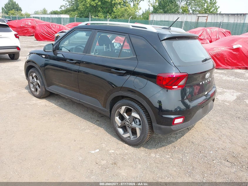 2025 Hyundai Venue VIN KMHRC8A35SU383415 IAAI salvage auction — MECHANICAL, Salvage Title, sold $125 on 2026-07-24 (photo 3)