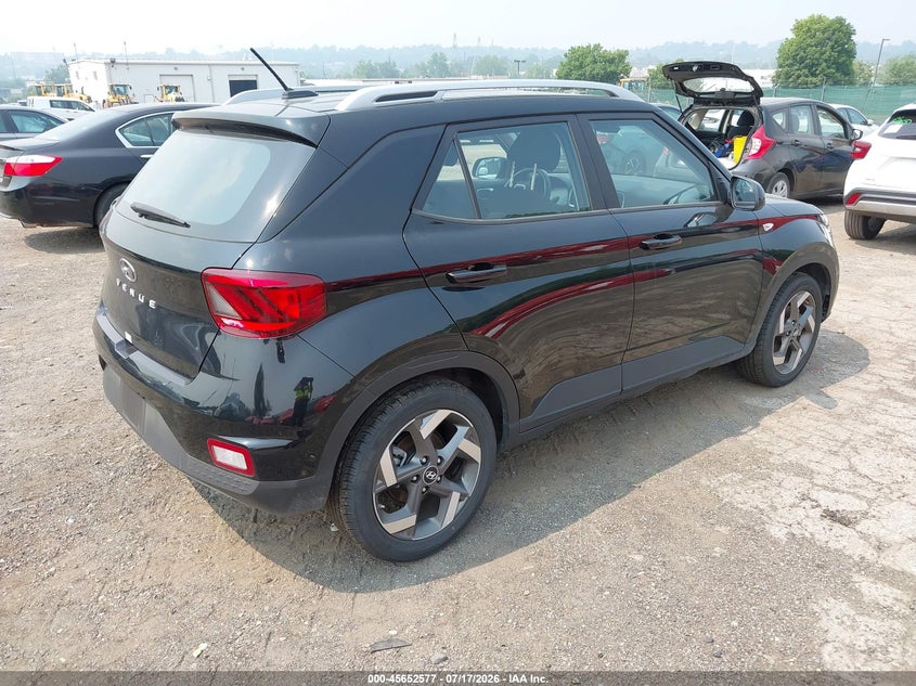 2025 Hyundai Venue VIN KMHRC8A35SU383415 IAAI salvage auction — MECHANICAL, Salvage Title, sold $125 on 2026-07-24 (photo 4)