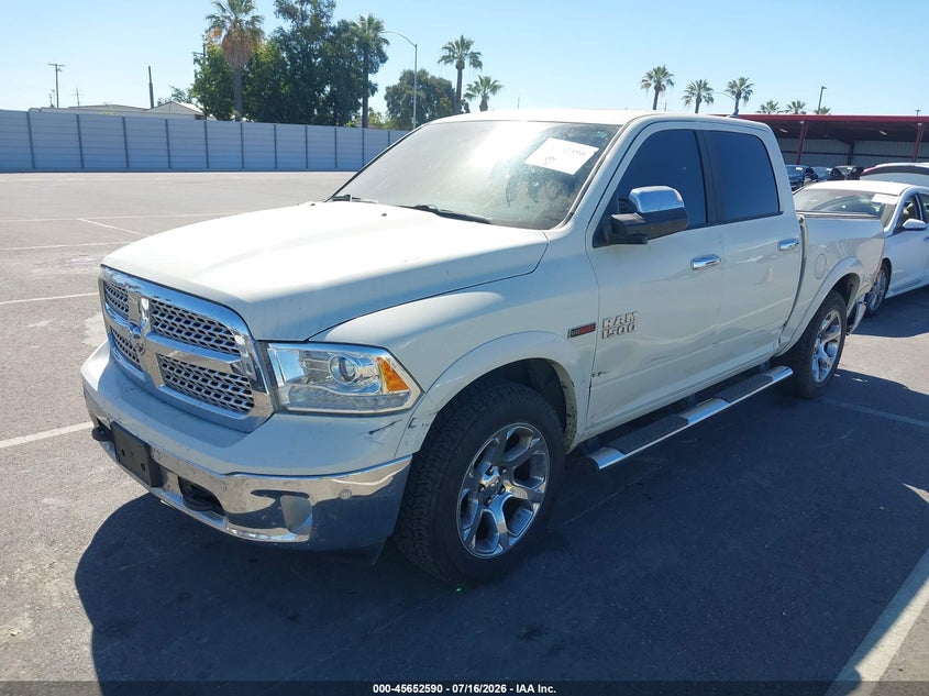 2018 Ram 1500 VIN 1C6RR7NM6JS310202 IAAI salvage auction — REAR END, Salvage Title, sold $25 on 2026-08-14 (photo 2)