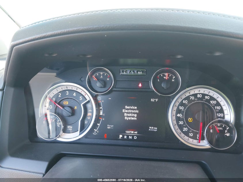 2018 Ram 1500 VIN 1C6RR7NM6JS310202 IAAI salvage auction — REAR END, Salvage Title, sold $25 on 2026-08-14 (photo 7)