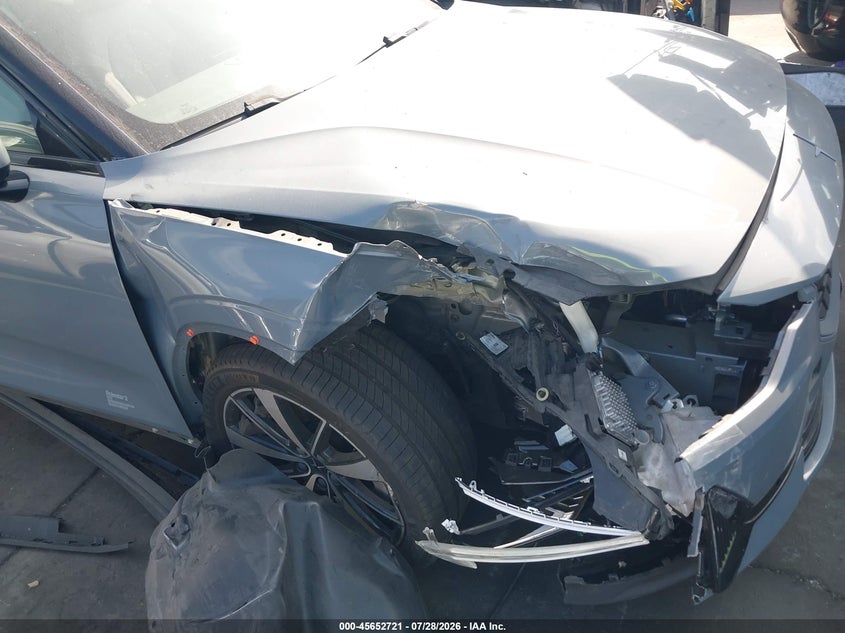 2022 Polestar 2 VIN LPSED3KA8NL055957 IAAI salvage auction — RIGHT FRONT, Wait Title, sold $7,300 on 2026-08-19 (photo 6)