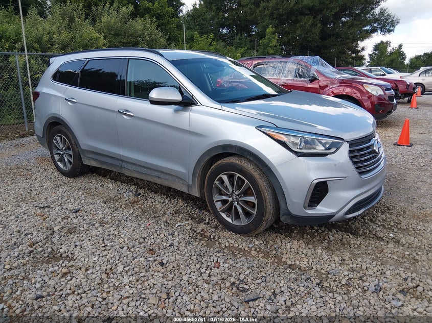 2017 Hyundai Santa fe VIN KM8SM4HF2HU186749 IAAI salvage auction — NORMAL WEAR, Clear (Tennessee), sold $1,000 on 2026-07-29 (photo 1)