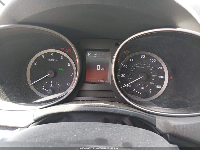 2017 Hyundai Santa fe VIN KM8SM4HF2HU186749 IAAI salvage auction — NORMAL WEAR, Clear (Tennessee), sold $1,000 on 2026-07-29 (photo 7)