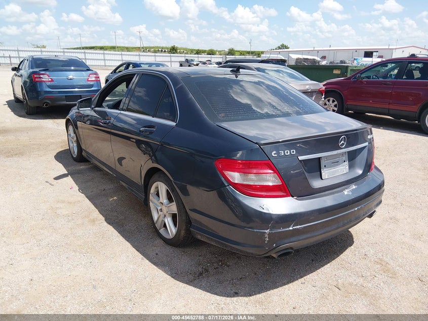 2011 Mercedes-benz C class VIN WDDGF8BB5BR180526 IAAI salvage auction — NORMAL WEAR, Certificate Of Title (Nebraska), sold $1,050 on 2026-08-20 (photo 3)