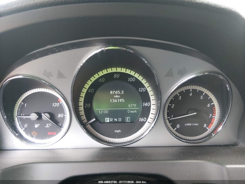 2011 Mercedes-benz C class VIN WDDGF8BB5BR180526 IAAI salvage auction — NORMAL WEAR, Certificate Of Title (Nebraska), sold $1,050 on 2026-08-20 (photo 7)