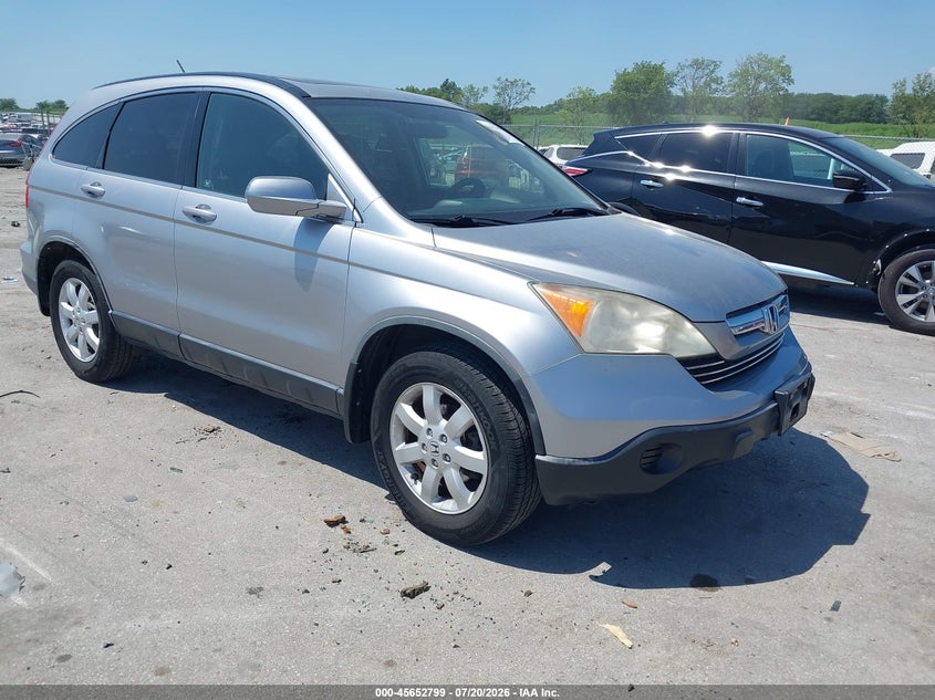 2007 Honda Cr-v VIN JHLRE48717C095522 IAAI salvage auction — LEFT FRONT, Regular Certificate (Iowa), sold $525 on 2026-07-28 (photo 1)