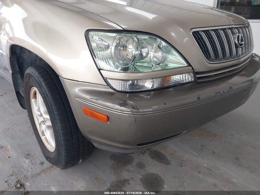 2001 Lexus Rx 300 VIN JTJGF10U310117088 IAAI salvage auction — FRONT END, Clear (Florida), sold $25 on 2026-07-29 (photo 6)