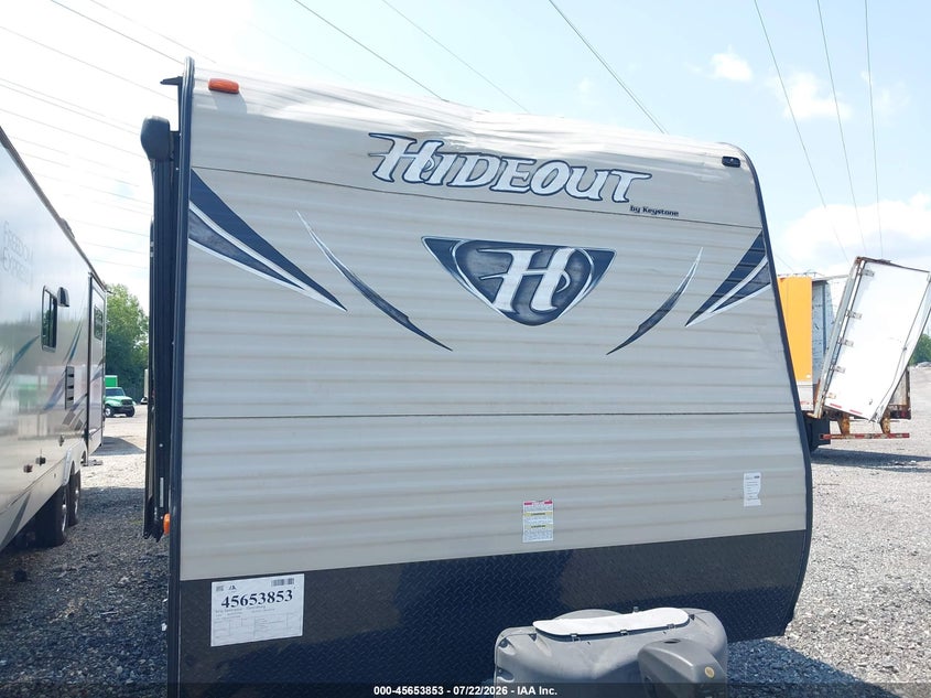 2016 Keystone rv Hideout VIN 4YDT24222G7207890 IAAI salvage auction — UNKNOWN, Salvage (Pennsylvania), sold $125 on 2026-07-31 (photo 7)