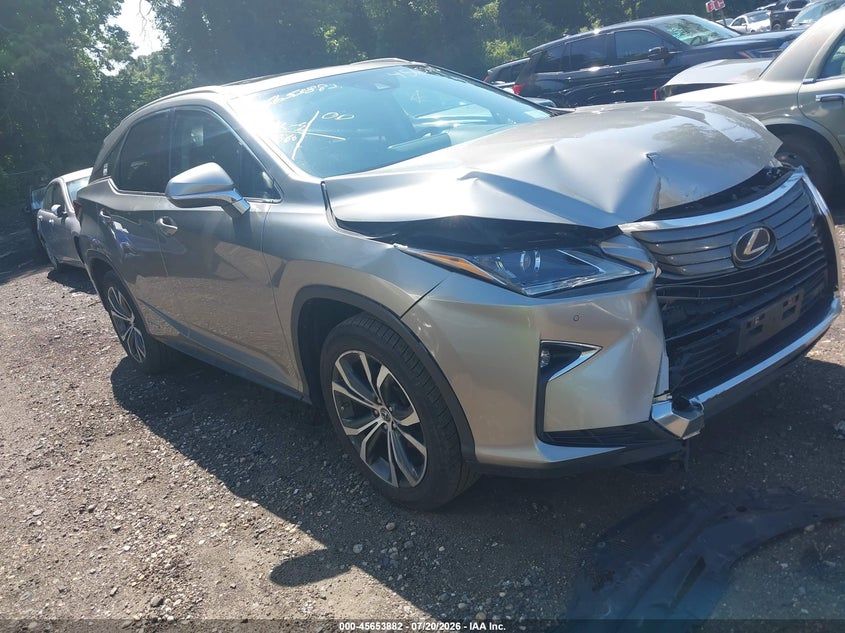 2018 Lexus Rx VIN 2T2BGMCA5JC024197 IAAI salvage auction — FRONT END, Mv-907A (New York), sold $8,600 on 2026-07-25 (photo 1)