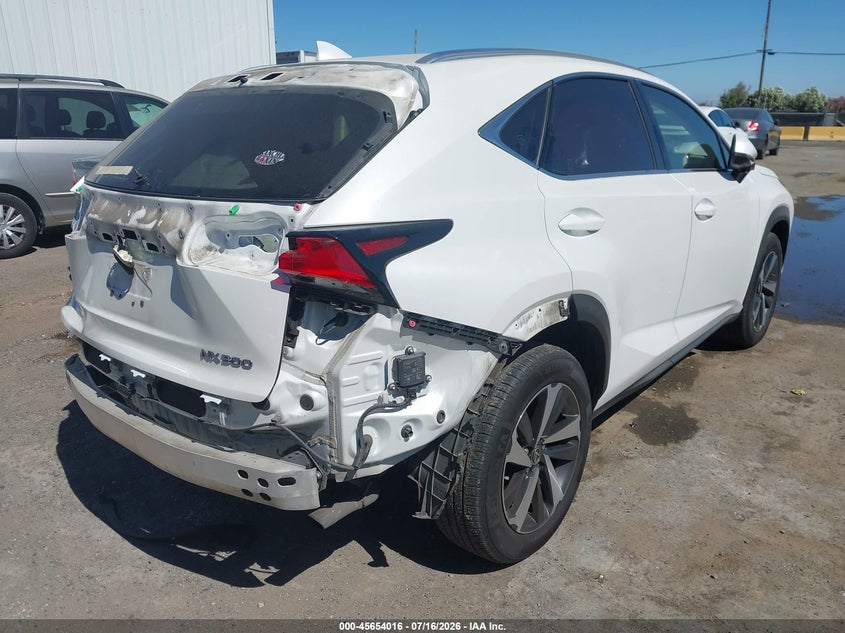2021 Lexus Nx VIN JTJGARDZ2M5023780 IAAI salvage auction — REAR END, Salvage Title, sold $9,600 on 2026-08-02 (photo 4)