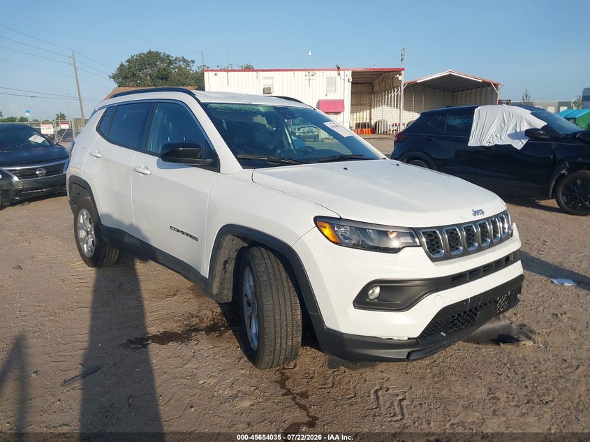 2026 Jeep Compass VIN 3C4NJDBNXTT189959 IAAI salvage auction — FRONT END, Salvage Title, sold $5,600 on 2026-08-31 (photo 1)