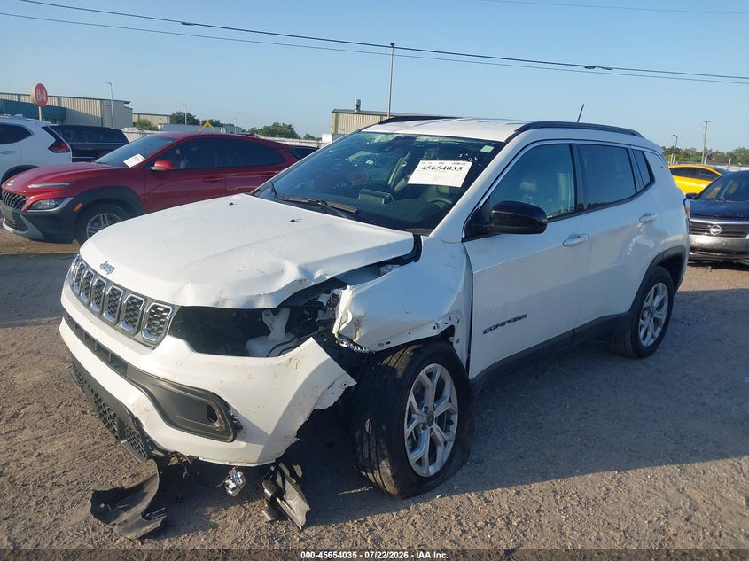 2026 Jeep Compass VIN 3C4NJDBNXTT189959 IAAI salvage auction — FRONT END, Salvage Title, sold $5,600 on 2026-08-31 (photo 2)
