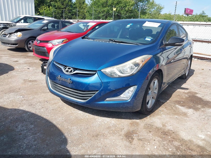2016 Hyundai Elantra VIN KMHDH4AE4GU564616 IAAI salvage auction — NORMAL WEAR, Clear-Dealer Only (Texas), sold $800 on 2026-07-29 (photo 2)