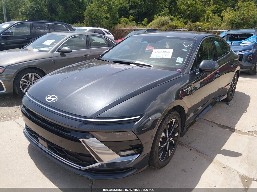 2024 Hyundai Sonata VIN KMHL64JA2RA376552 IAAI salvage auction — RIGHT FRONT, Enterprise Vehicles Clear Only (Louisiana), sold $13,800 on 2026-07-27 (photo 2)
