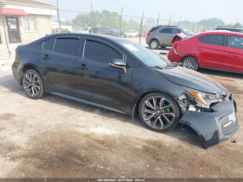 2021 Toyota Corolla VIN JTDP4MCE8MJ059041 IAAI salvage auction — LEFT FRONT, Salvage Title, sold $2,900 on 2026-08-26 (photo 1)
