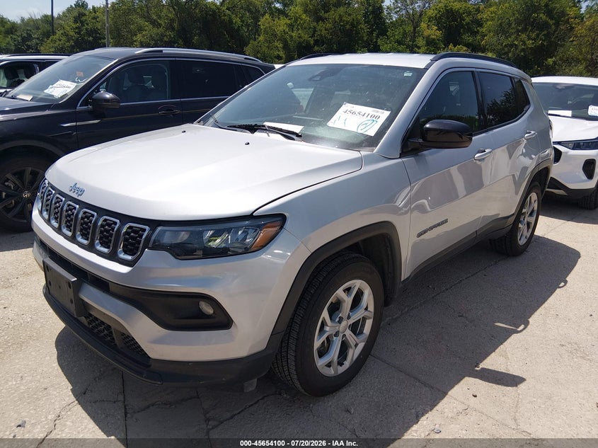 2024 Jeep Compass VIN 3C4NJDBN4RT106955 IAAI salvage auction — REAR END, Salvage Title, sold $12,300 on 2026-07-29 (photo 2)
