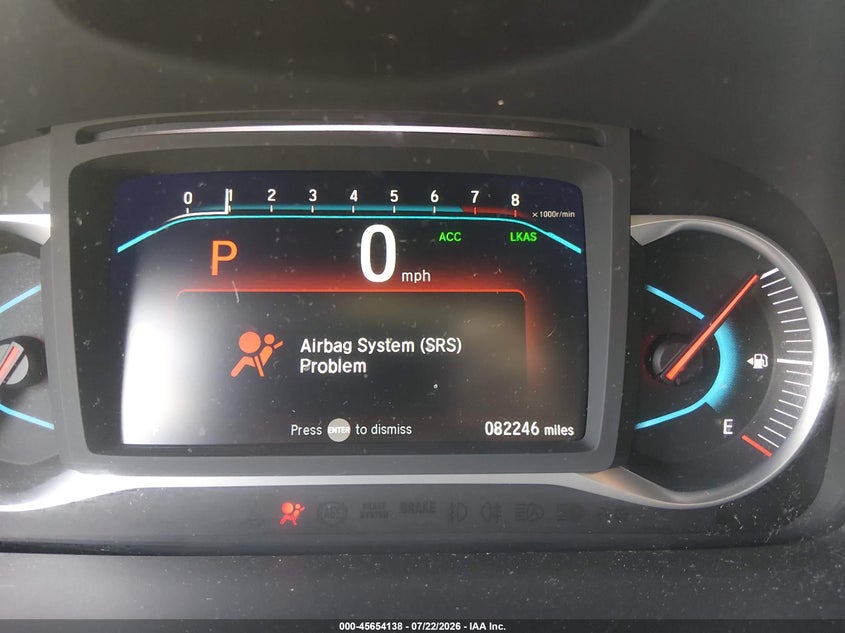 2020 Honda Passport VIN 5FNYF8H02LB002892 IAAI salvage auction — FRONT END, Salvage Title, sold $7,050 on 2026-08-20 (photo 7)