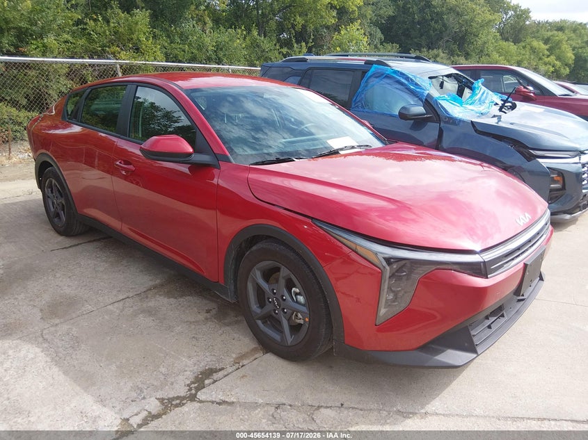 2026 Kia K4 VIN 3KPFT4DE4TE312784 IAAI salvage auction — REAR END, Enterprise Vehicles Clear Only (Texas), sold $10,600 on 2026-07-29 (photo 1)
