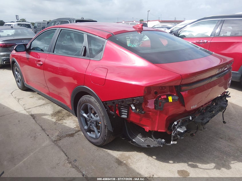 2026 Kia K4 VIN 3KPFT4DE4TE312784 IAAI salvage auction — REAR END, Enterprise Vehicles Clear Only (Texas), sold $10,600 on 2026-07-29 (photo 3)