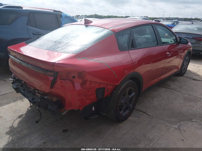 2026 Kia K4 VIN 3KPFT4DE4TE312784 IAAI salvage auction — REAR END, Enterprise Vehicles Clear Only (Texas), sold $10,600 on 2026-07-29 (photo 4)