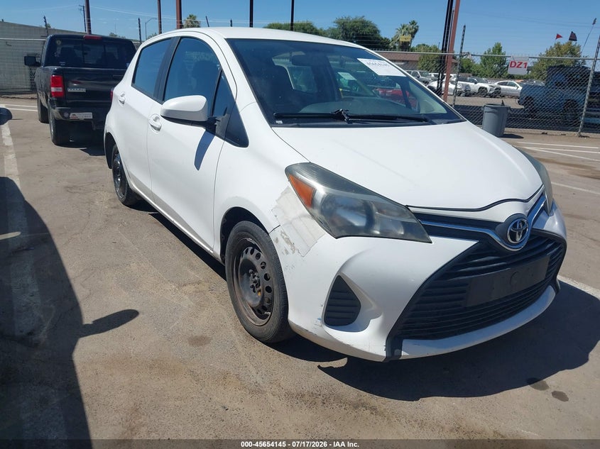2016 Toyota Yaris VIN VNKKTUD33GA069367 IAAI salvage auction — NORMAL WEAR, Clear - Dealer Only (California), sold $1,100 on 2026-07-28 (photo 1)